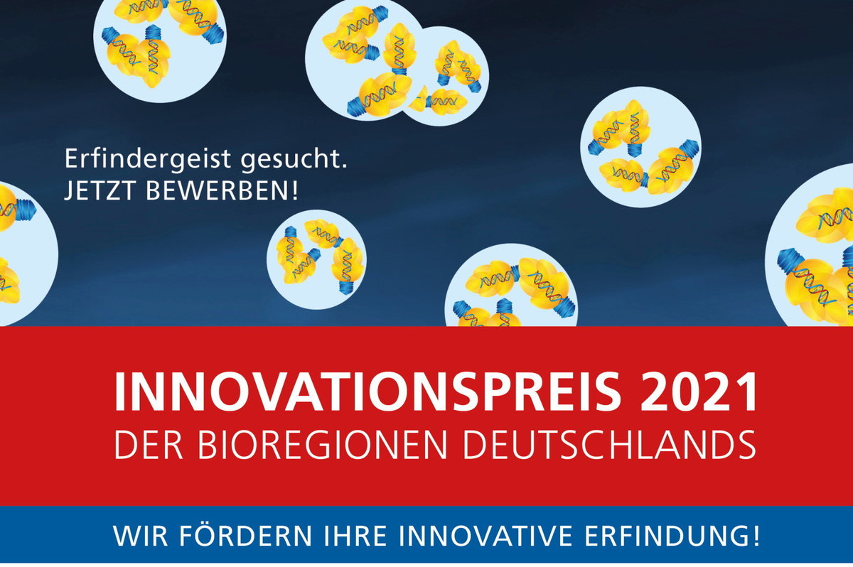 Bewerbung zum Innovationspreis der BioRegionen Deutschlands 2021