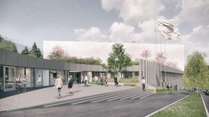 Das neue Laborgebäude im Sciencepark III Ulm